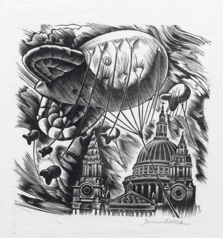 Appraisal: JAMES BOSTOCK RE SWE - HYDROGEN BALLOON OVER ST PAUL'S