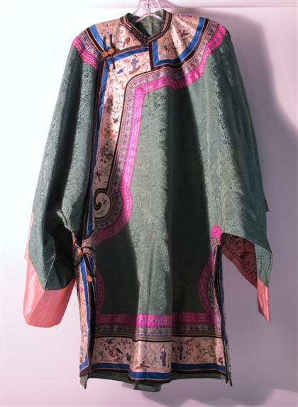 Appraisal: Chinese lady's tunic and skirtlate th century