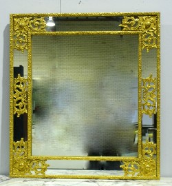 Appraisal: A gilt framed marginal mirror by Oau Bois Dore cm