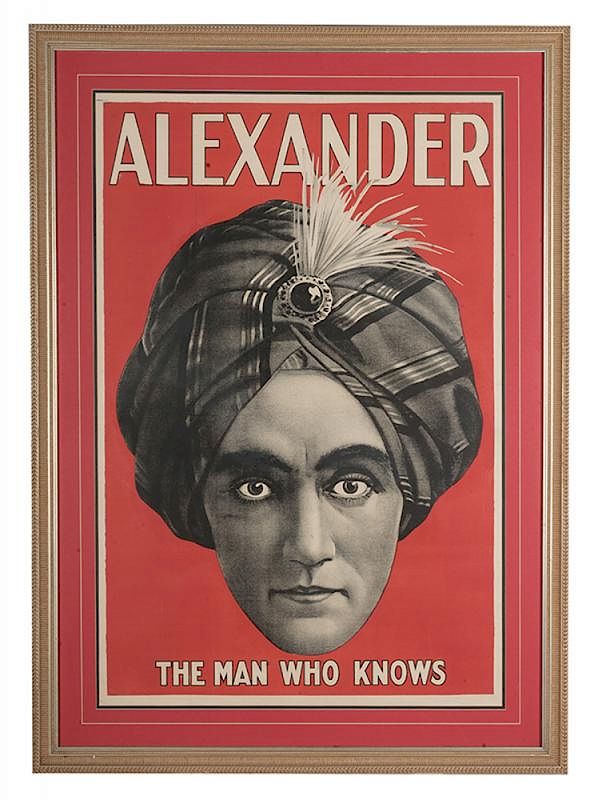 Appraisal: Alexander The Man Who Knows Alexander Claude Alexander Conlin Alexander