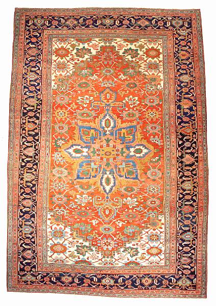 Appraisal: A Serapi carpet Northwest Persia circa size approximately ft in