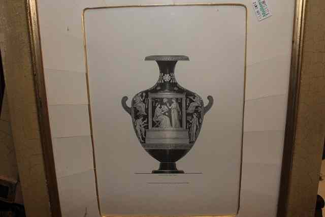 Appraisal: A SET OF FOUR MONOCHROME PRINTS of classical urns in