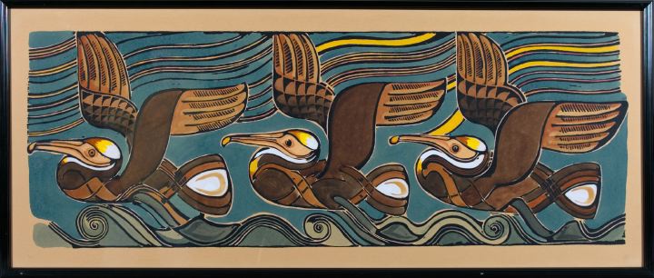 Appraisal: After Walter Inglis Anderson American Mississippi - Three Pelicans in