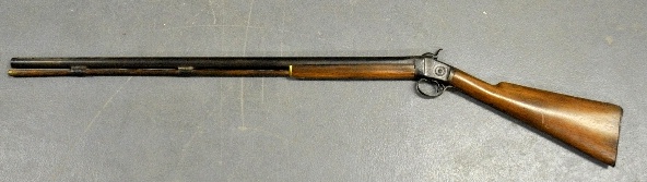 Appraisal: - Percussion single shot shotgun early th c unmarked l