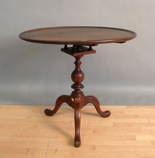 Appraisal: Queen Anne style tea table h dia