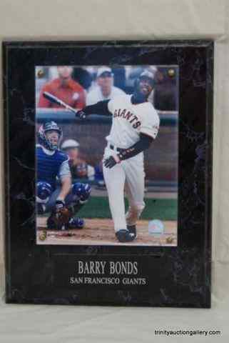 Appraisal: San Francisco Giants Barry Bonds PhotographThis is a very nice