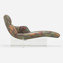 Appraisal: Vladimir Kagan ERICA CHAISE LONGUE MODEL P -L Vladimir Kagan