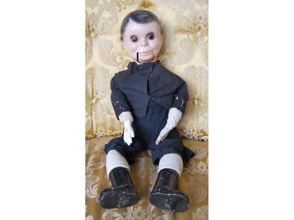 Appraisal: A painted gesso ventriloquist's dummy