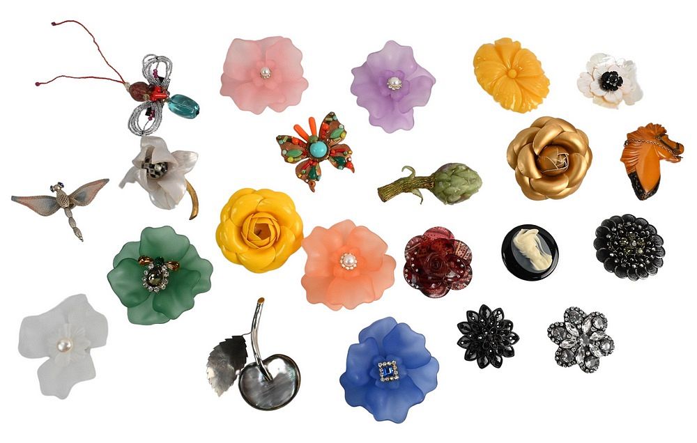 Appraisal: Group of Brooches to include Afro Nancy Katz J Crew