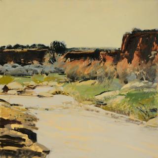 Appraisal: Forrest Moses b San Cristobal New Mexico oil on canvas