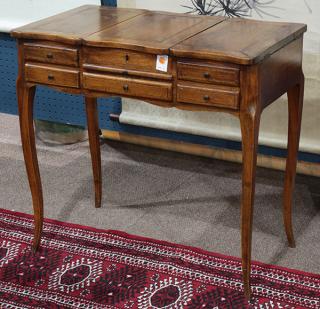 Appraisal: French Beau Brummel vanity th Century the top with inlaid