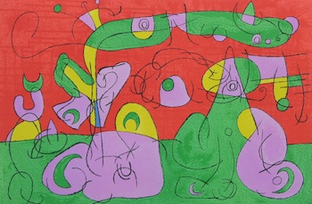 Appraisal: Joan Miro Spanish - Ubu Roi Lithograph in colors approx