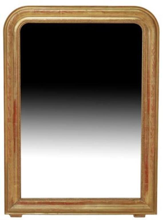 Appraisal: French Louis Phillipe period giltwood wall mirror mid th c