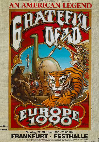 Appraisal: A concert poster - Frankfurt Festhalle Frankfurt Germany October Image