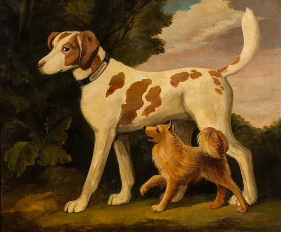 Appraisal: Sale Lot William Skilling American British - Dog Robinson oil