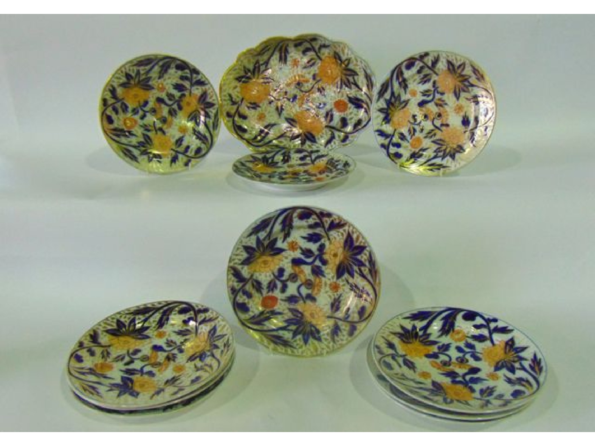 Appraisal: A collection of early th century dessert wares possibly by