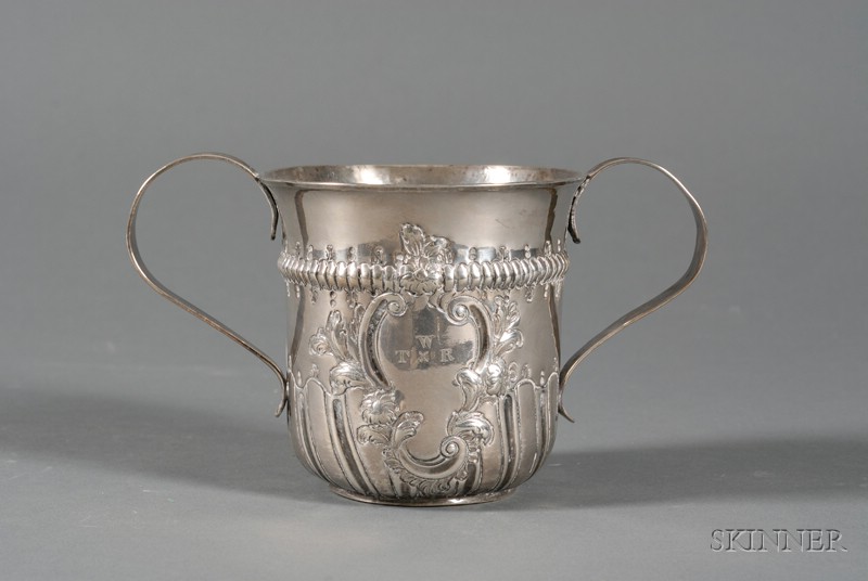 Appraisal: George III Silver Cup London William Cripps maker ovoid with