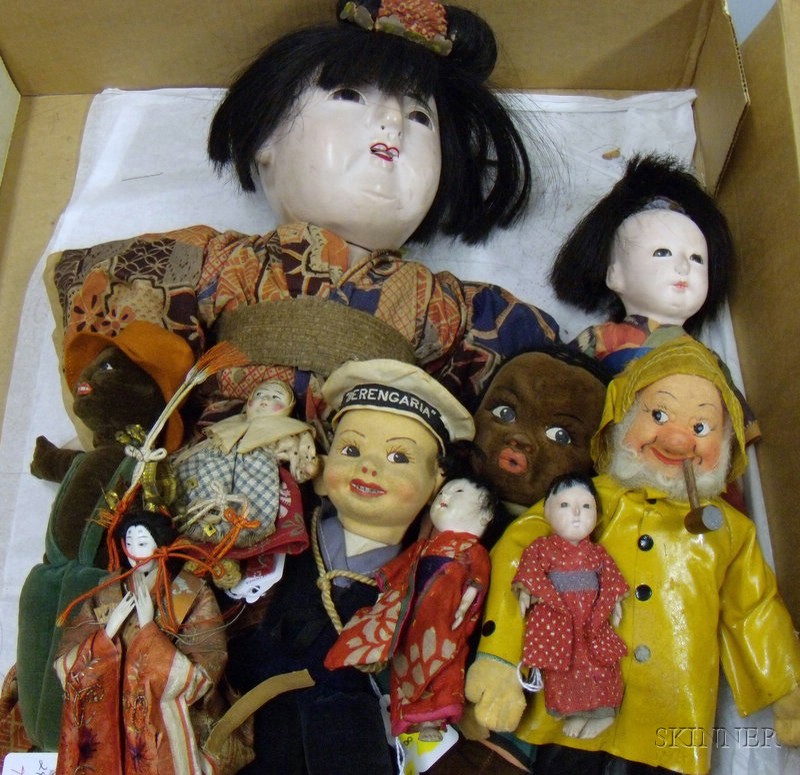 Appraisal: Group of Twelve Foreign and Collectible Dolls th century two