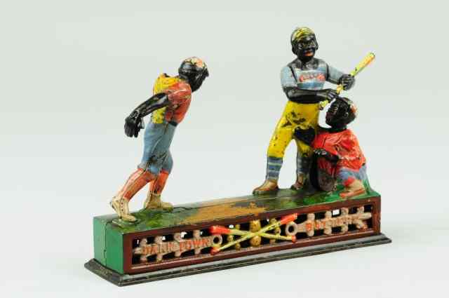 Appraisal: DARKTOWN BATTERY MECHANICAL BANK J E Stevens Co designed by