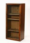 Appraisal: HOME-MADE DISPLAY CABINET - Late th c Oak Glass-Front Cabinet