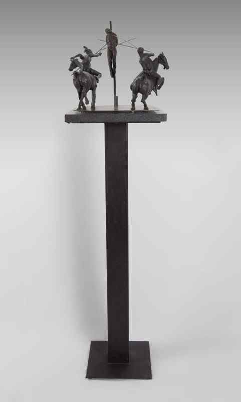 Appraisal: DEMOSS Max American - ''Martyrdom of San Sebastian'' Bronze Granite