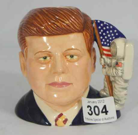 Appraisal: Royal Doulton Small Character Jug John F Kennedy D