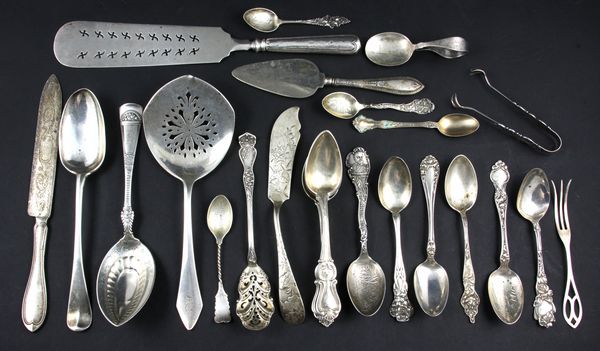 Appraisal: Twenty-five pieces of assorted sterling silver flatware by Gorham Blackinton