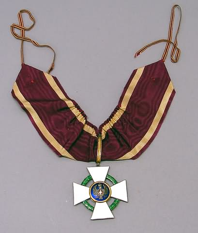 Appraisal: Neck order for commander level of the Order of the