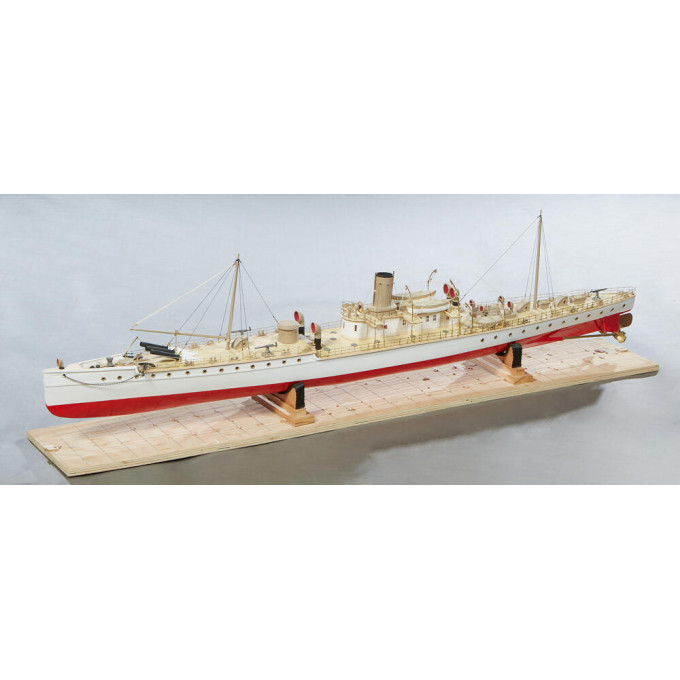 Appraisal: Hand Built Model of the USS Vesuvius th c launched