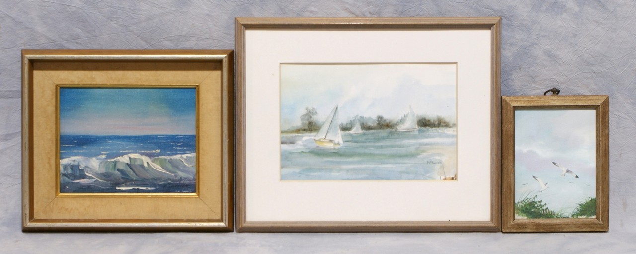 Appraisal: works Robert Spangler American DE th c o c Seascape