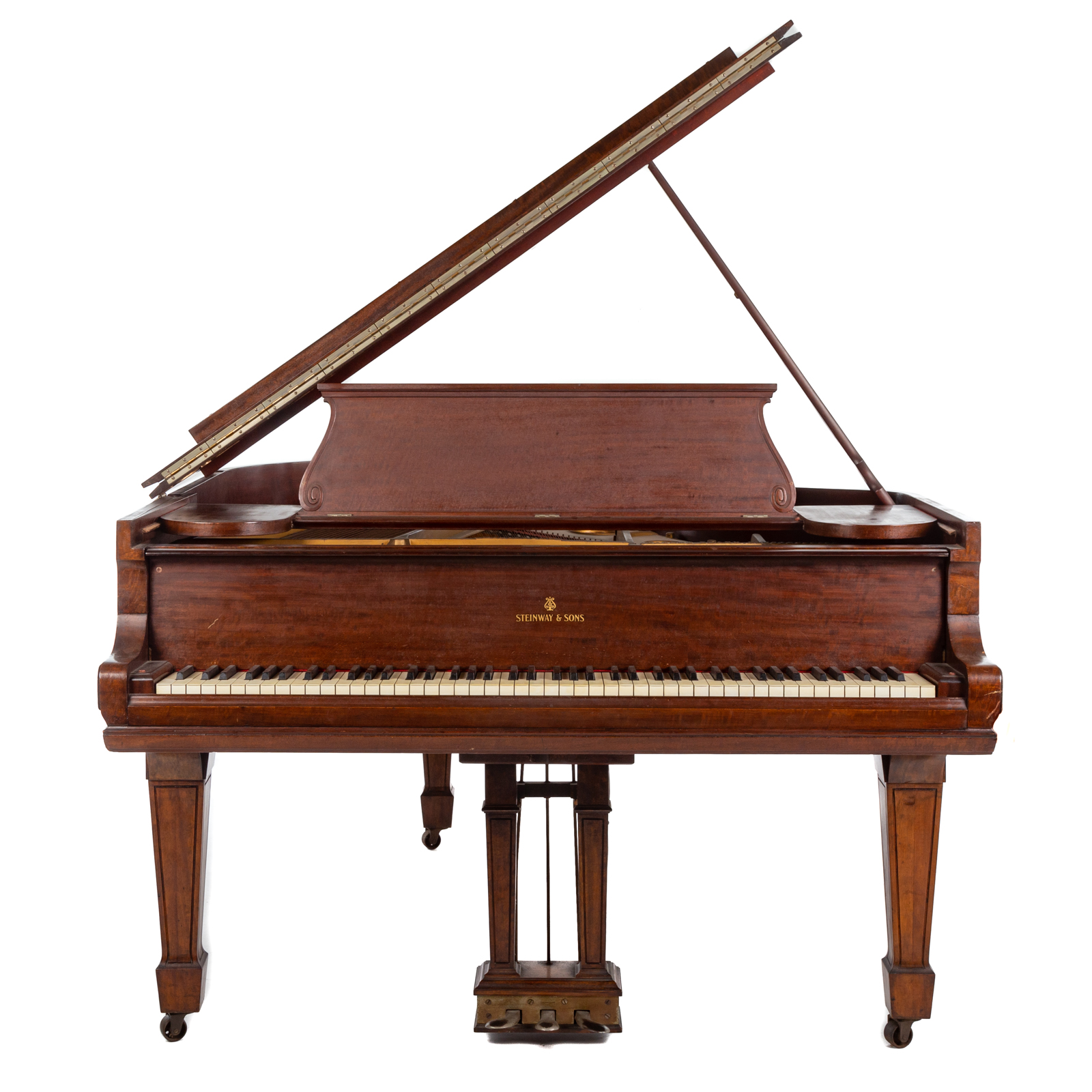 Appraisal: STEINWAY SONS MAHOGANY MODEL O GRAND PIANO Circa serial number