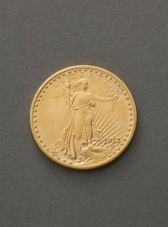 Appraisal: U S Saint-Gaudens Twenty-Dollar Gold Coin