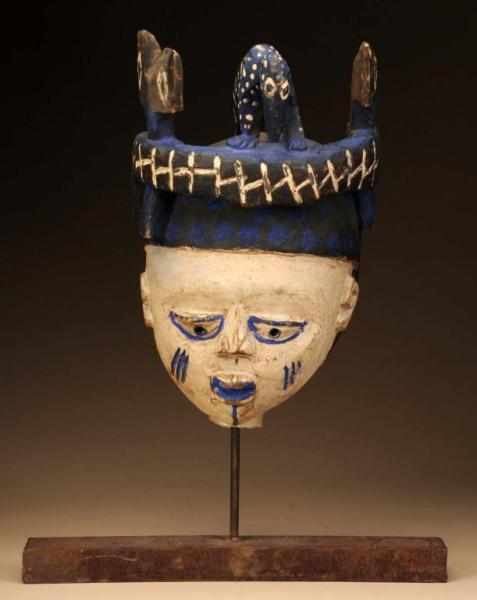 Appraisal: West African Yoruba Gelede Festival Mask Description From Nigeria Made