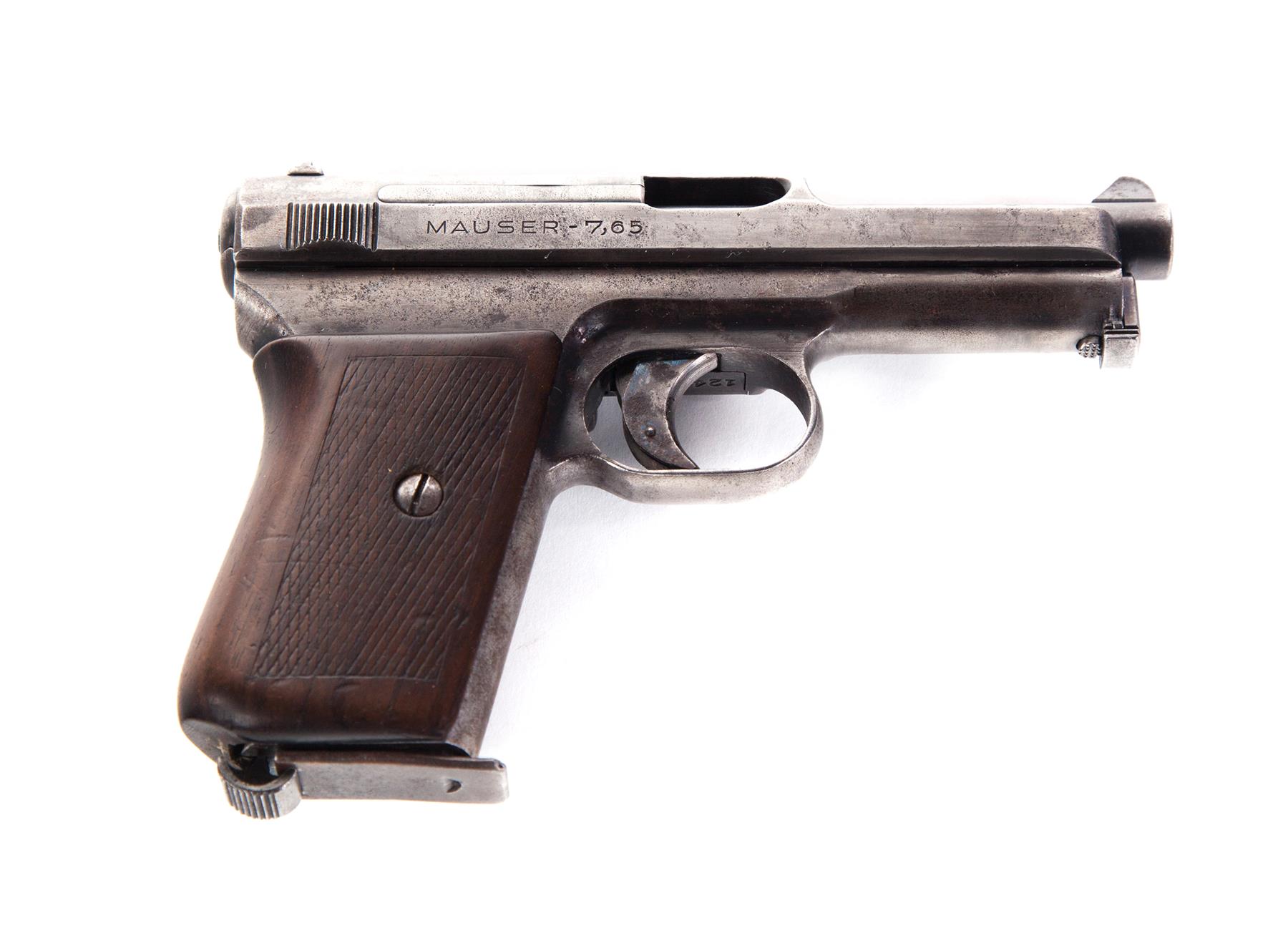 Appraisal: MAUSER POCKET PISTOL MODEL Germany - Checkered walnut grips blued