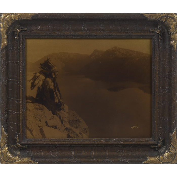 Appraisal: Edward Sheriff Curtis orotone Crater Lake