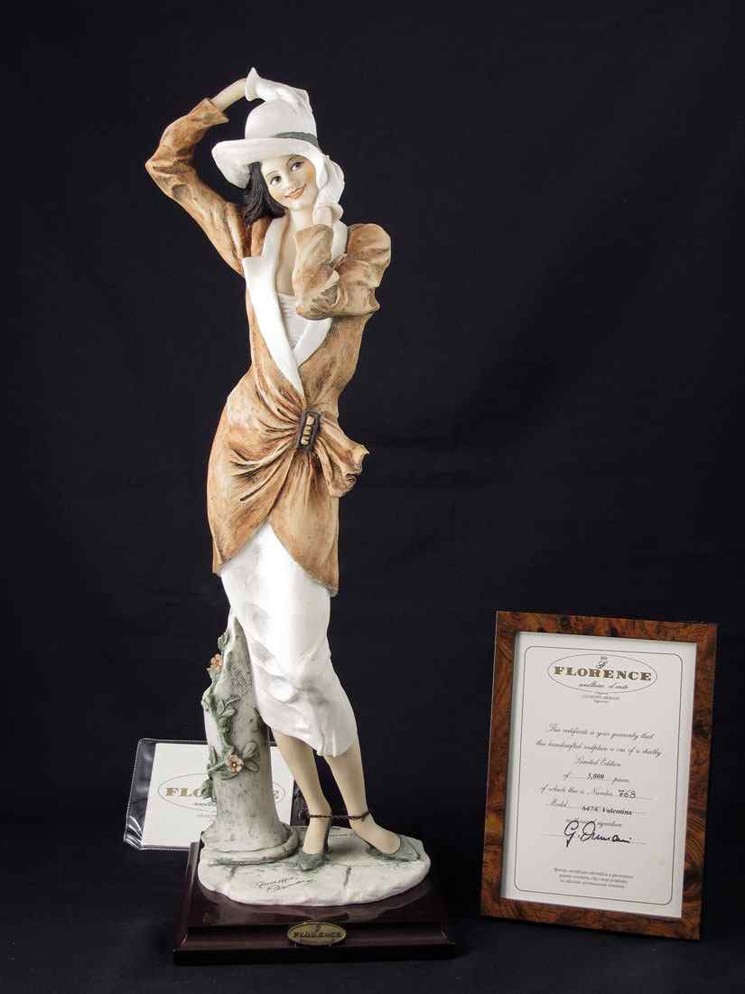 Appraisal: GIUSEPPE ARMANI LIMITED EDITION FIGURINE VALENTINA C ''Florence sculture d'arte''