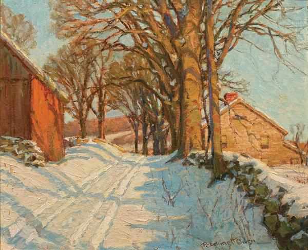 Appraisal: ROBERT EMMETT OWEN American - A Country Road in Winter