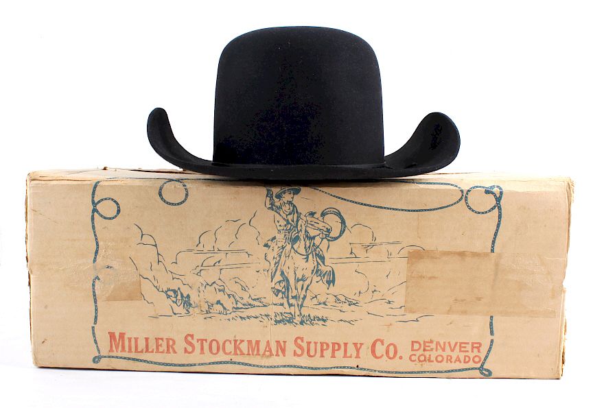 Appraisal: Miller Stockman Supply Co Cowboy Hat Featured in this lot