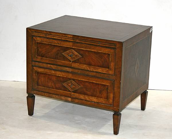 Appraisal: An Italian Neoclassical style inlaid small commode th century height