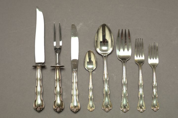 Appraisal: Sixty-Eight-Piece Collection of Sterling Silver Flatware consisting of a Gorham