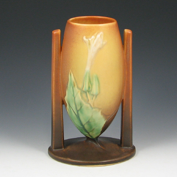 Appraisal: Roseville Thornapple - Vase - Mint Roseville Thornapple vase in