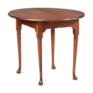 Appraisal: A Queen Anne Cherrywood Tavern Table Likely Connecticut Circa Height