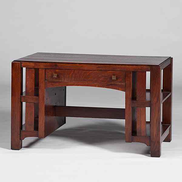 Appraisal: Limbert Arts Crafts Library Table American ca - A Limbert