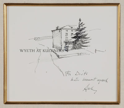 Appraisal: Andrew Wyeth Chadds Ford Pennsylvania Maine - View of Kuerner's