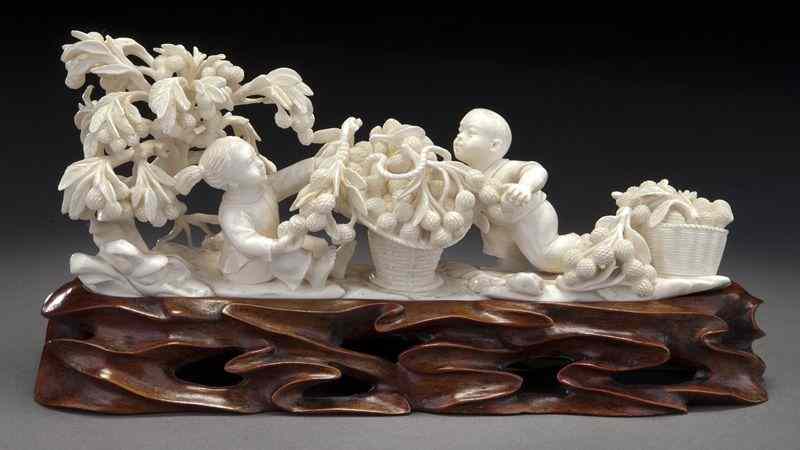 Appraisal: Chinese Cultural Revolution carved ivory figure International shipping IS NOT