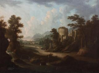 Appraisal: Continental School th century European Landscape Continental School th century