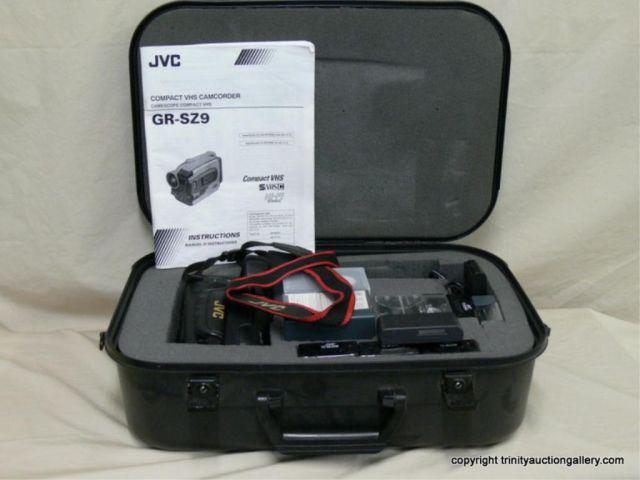 Appraisal: JVC Compact VHS Camcorder Model GR-SZ - Includes batteries- Charger-