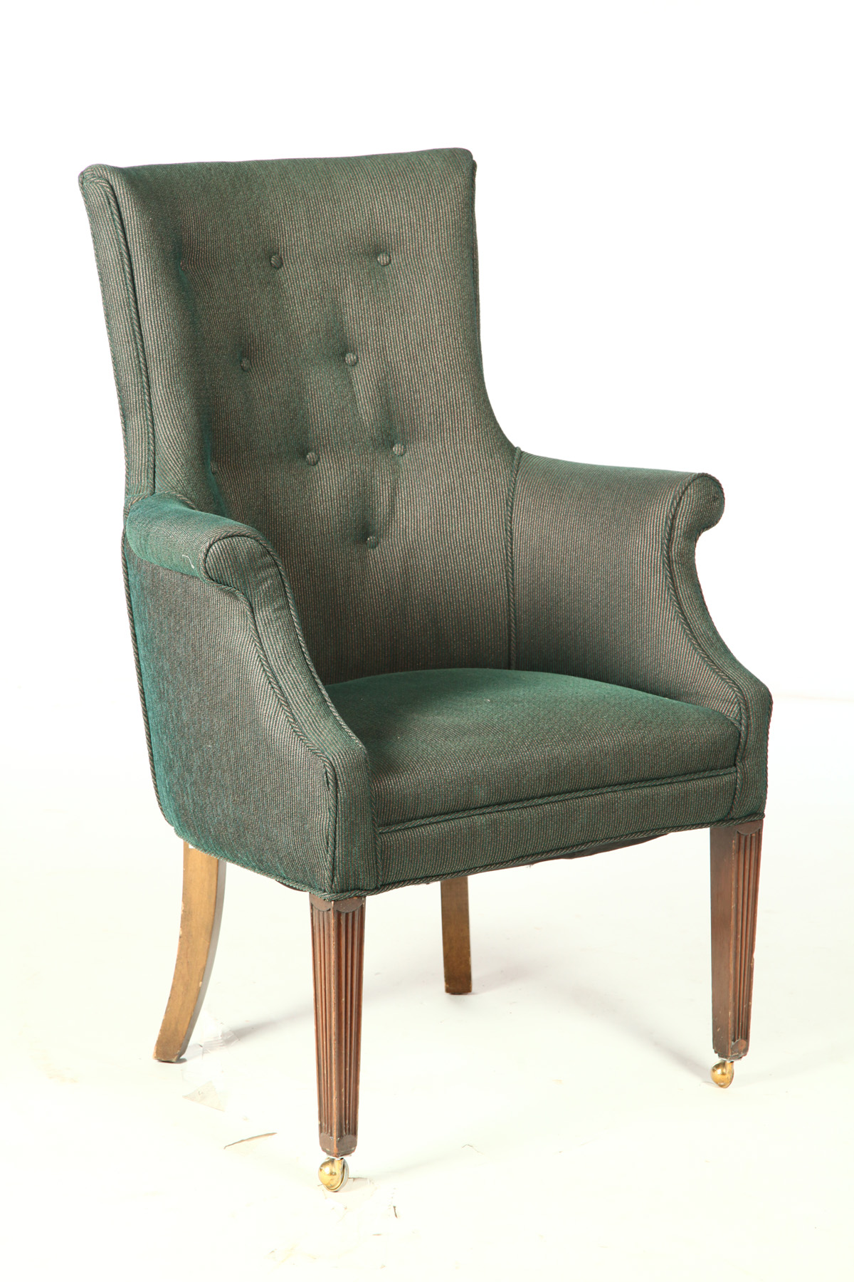 Appraisal: SET OF FOUR FEDERAL-STYLE BARREL-BACK CHAIRS Twentieth century Molded legs