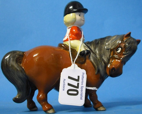 Appraisal: Beswick Thelwell Girl on Brown Pony