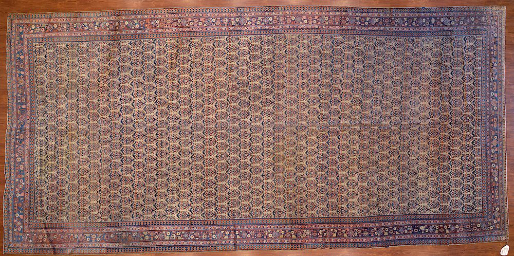 Appraisal: Rare Antique Serapi Carpet Persia x circa